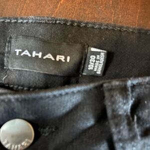 Tahari Black Denim Jeans